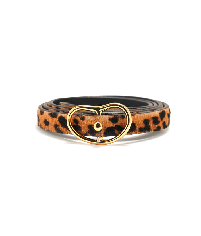 Skinny Georgia Belt in Cheetah