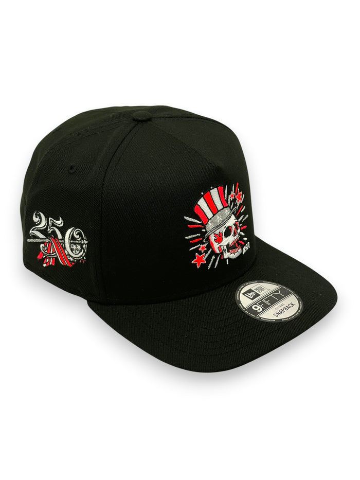 SKULL (AMERICA'S 250TH ANN) "9FIFTY AFRAME" NEW ERA SNAPBACK