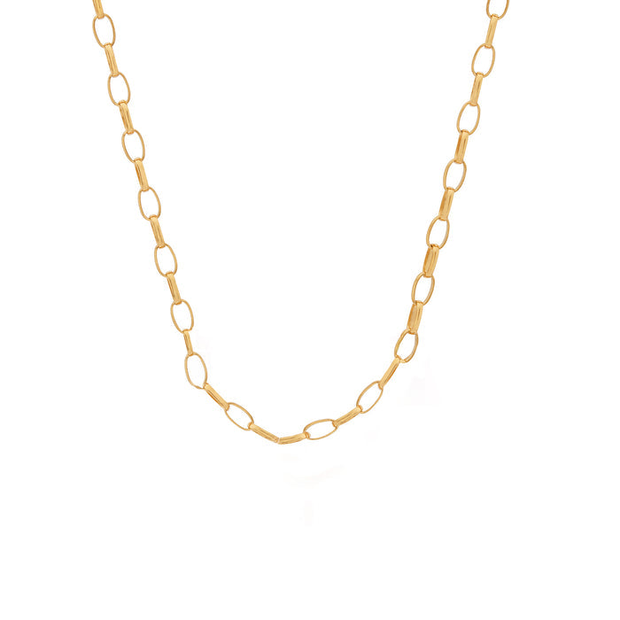 Small Oval Chain Necklace