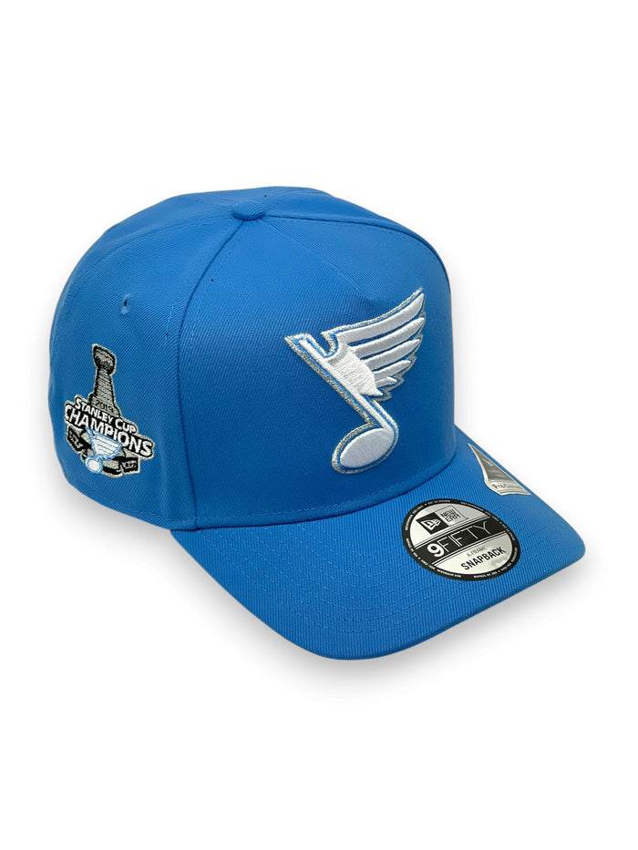 ST. LOUIS BLUES (AF-BLUE)(2019 STANLEY CUP CHAMPIONS) 9FIFTY AFRAME NEW ERA SNAPBACK