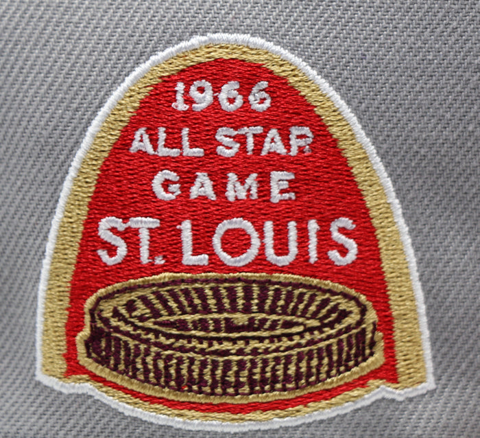 ST. LOUIS CARDINALS (GREY) (2-TONE) (1966 ALLSTARGAME) NEW ERA 59FIFTY FITTED (GREEN UNDER VISOR)