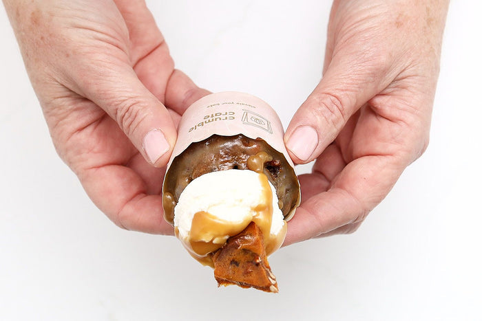 Sticky Toffee Pudding with Pecan Brittle by Crumble Crate