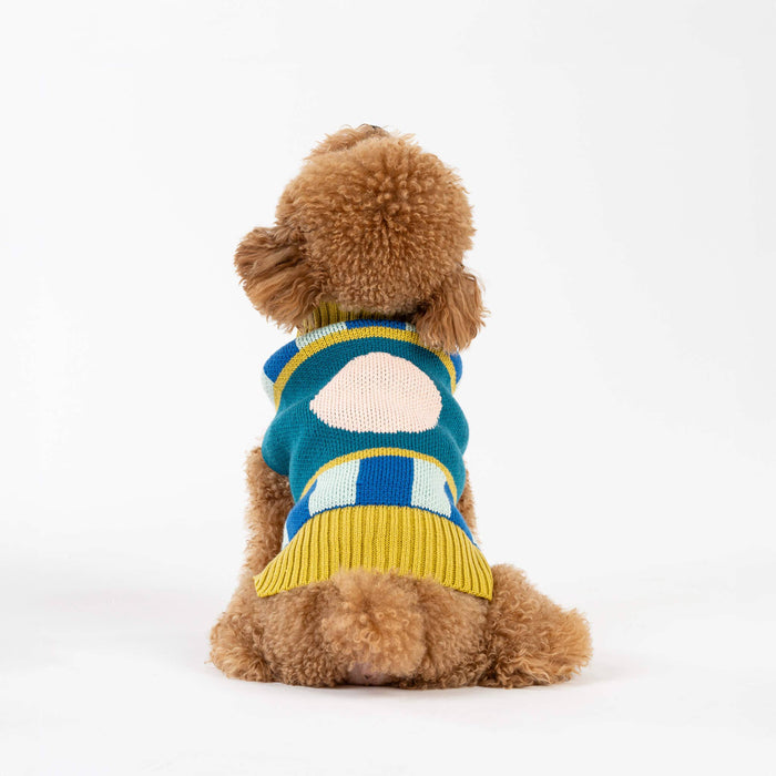 Stripe Dot Dog SweaterFound My AnimalXS - Up to 10 lbs