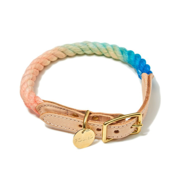 Sweet Pea Cotton Rope Cat & Dog CollarDog CollarsFound My AnimalXS