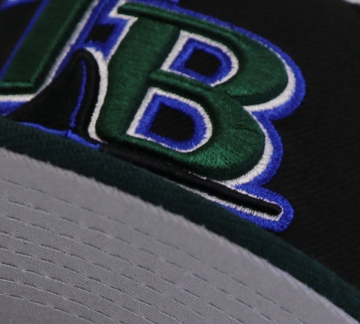 TAMPA BAY DEVIL RAYS (10TH ANN) NEW ERA 59FIFTY FITTED (GREEN UNDER VISOR)