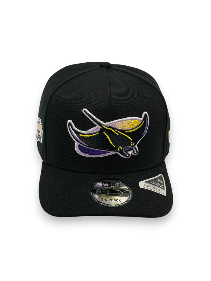 TAMPA BAY DEVIL RAYS (BLK/PURPLE) "9FIFTY AFRAME" NEW ERA SNAPBACK