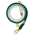 Teal Ombre Cotton Rope Dog Leash, Adjustable - Found My AnimalShop LeashesFound My AnimalS