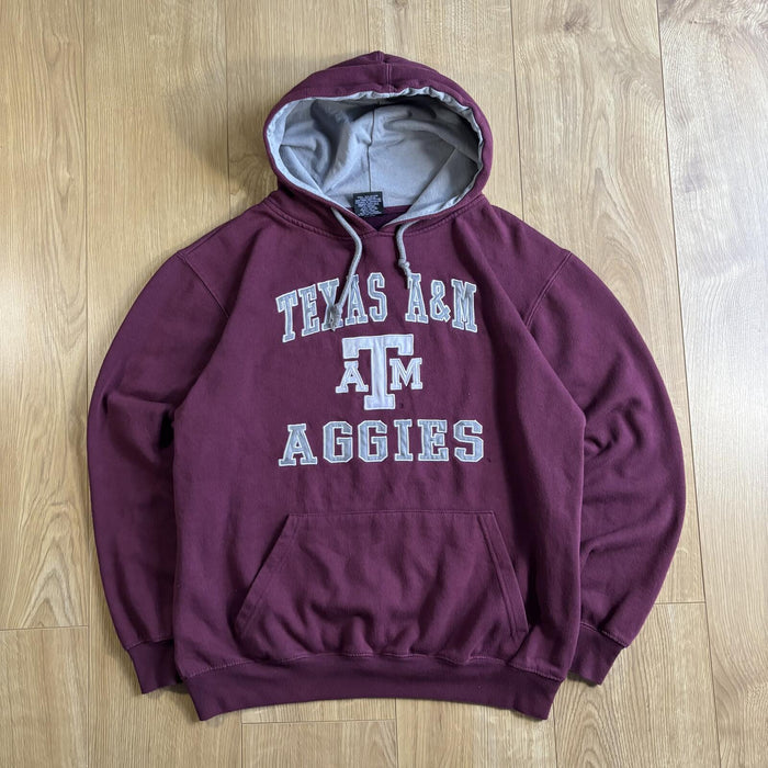 TEXAS A AND M AGGIES HOODIE MAROON MEDIUM