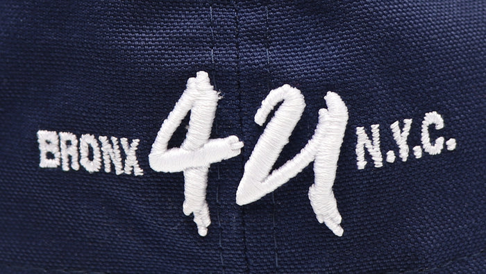 THE BOOGIE DOWN BRONX (NAVY) 59FIFTY FITTED (SKY BLUE BOTTOM)