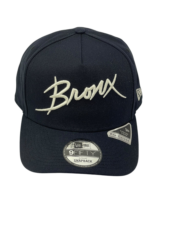 "THE BOOGIE DOWN BRONX " (NAVY) "9FIFTY AFRAME" NEW ERA SNAPBACK