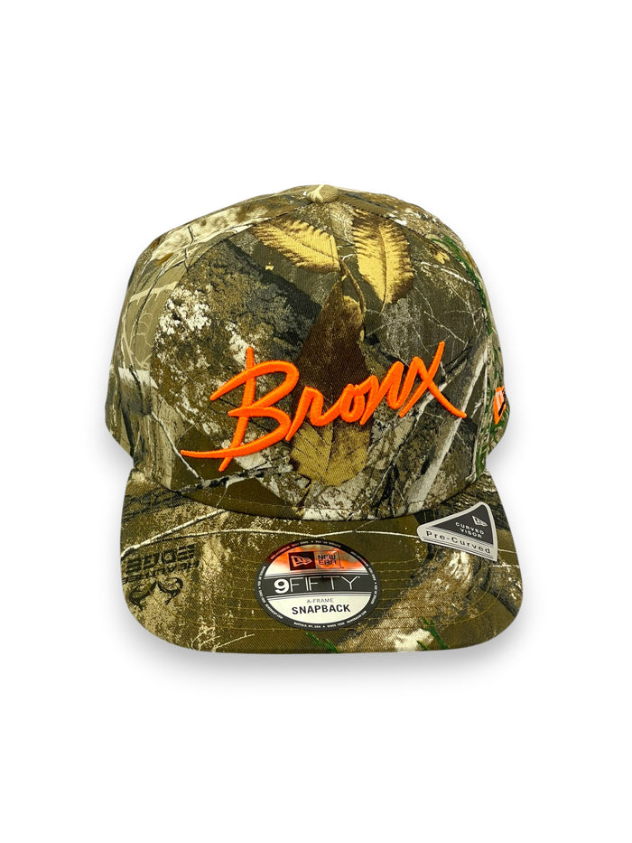 "THE BOOGIE DOWN BRONX " (REAL TREE) "9FIFTY AFRAME" NEW ERA SNAPBACK