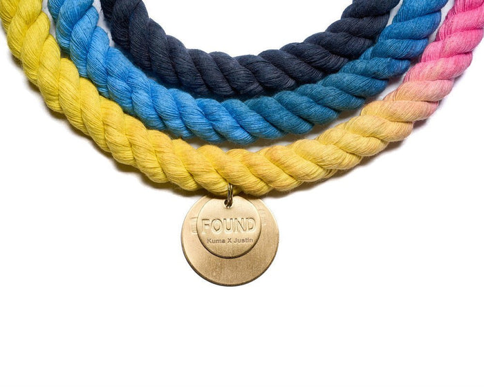 The Kuma Ombre Cotton Rope Dog Leash, Standard| Bolt SnapsShop LeashesFound My AnimalS
