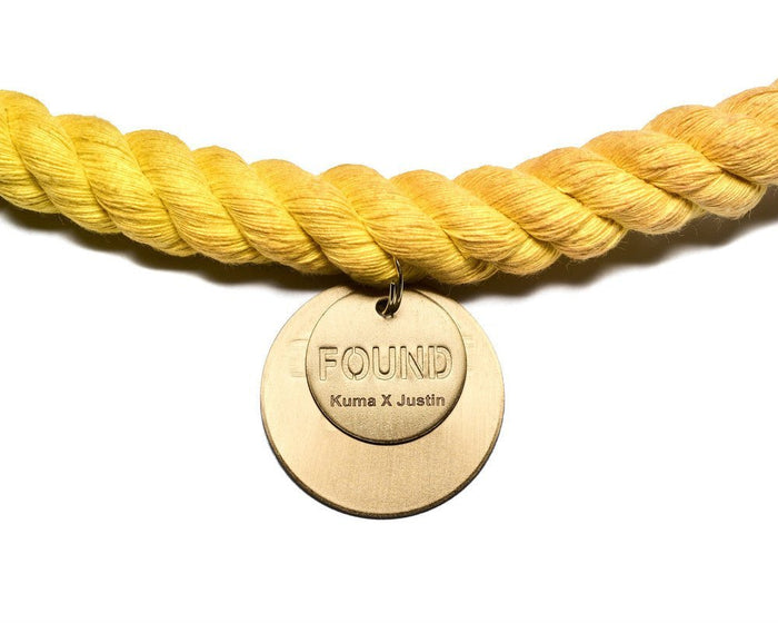The Kuma Ombre Cotton Rope Dog Leash, Standard| Bolt SnapsShop LeashesFound My AnimalS