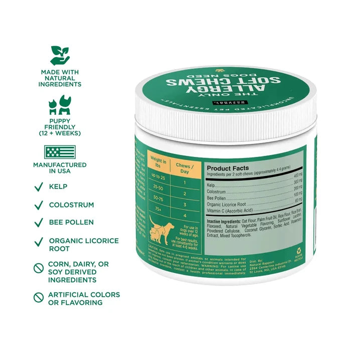 The Only Allergy Soft Chews Dogs NeedsWellnessFound My Animal