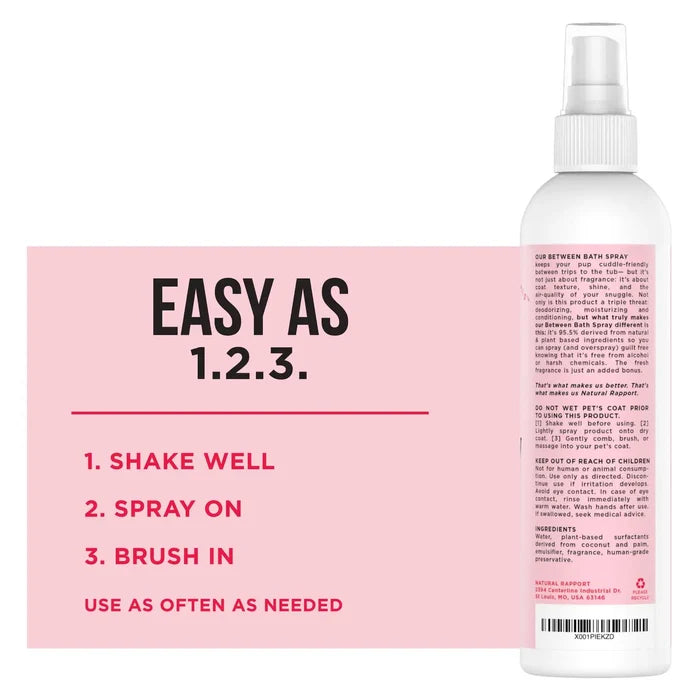 The Only Between Bath Spray Dogs Need - Floral & CoconutWellnessFound My Animal