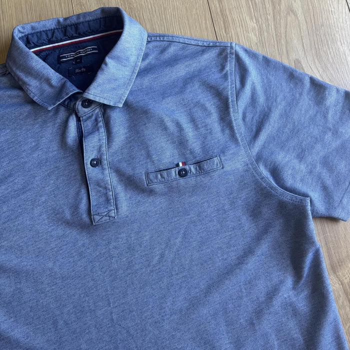 Tommy Hilfiger polo shirt blue slim fit
