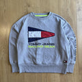 Tommy Jeans Sailing Gear sweatshirt grey big logo