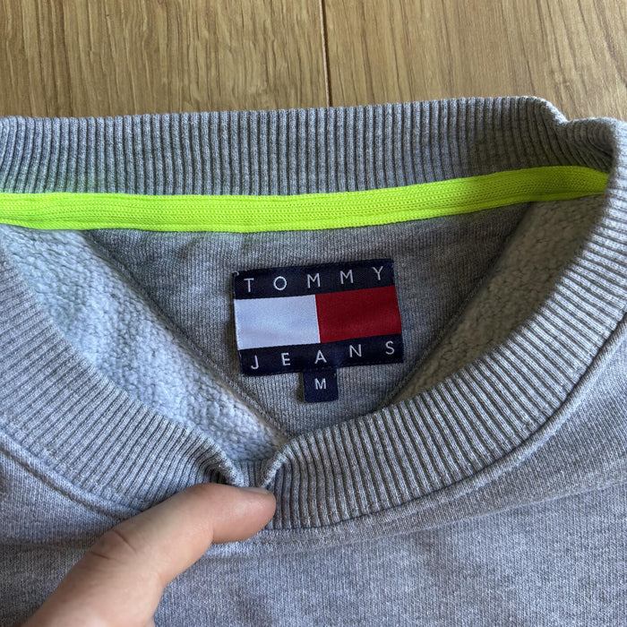 Tommy Jeans Sailing Gear sweatshirt grey big logo