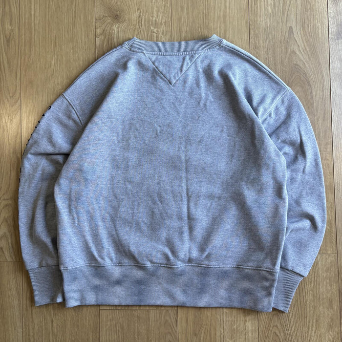 Tommy Jeans Sailing Gear sweatshirt grey big logo