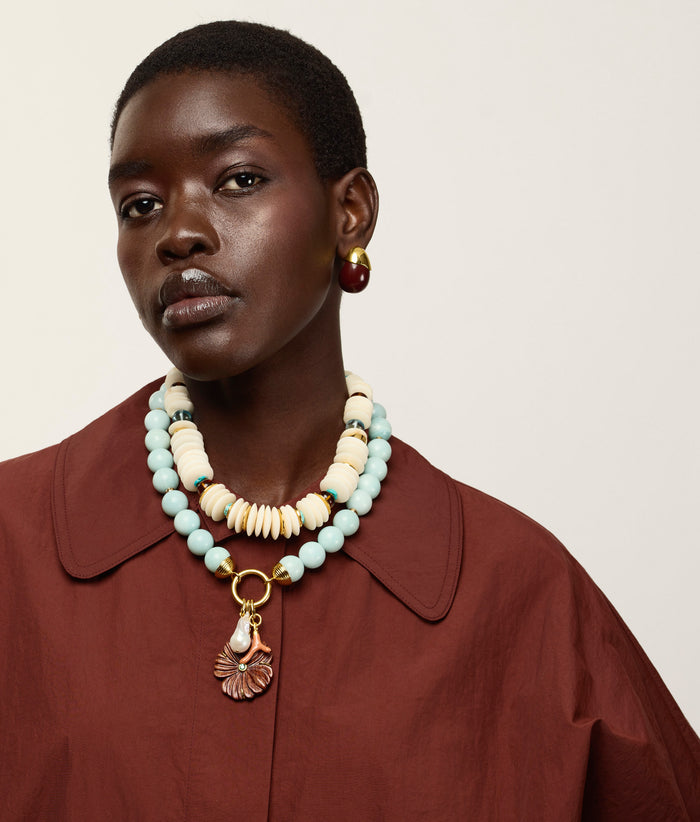 Toro Earrings in Aubergine
