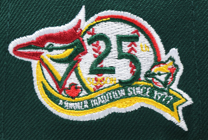 TORONTO BLUEJAYS (GREEN) "25TH SEASON" NEW ERA 59FIFTY FITTED (S)