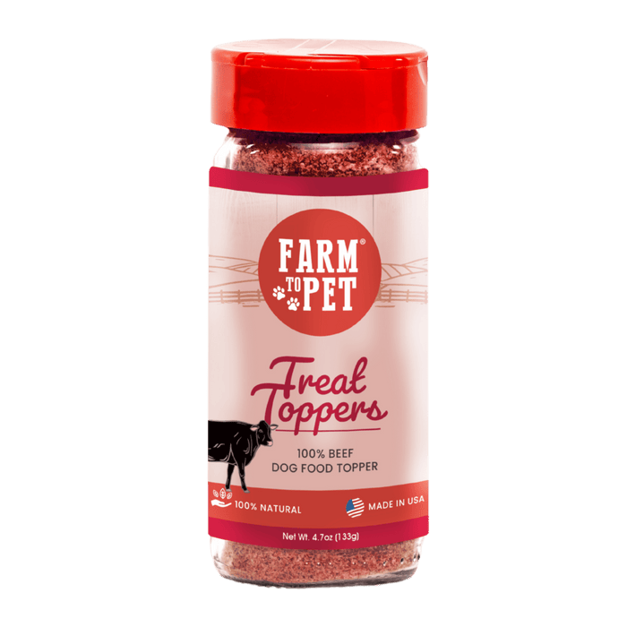 Treat Topper Beef Dog Food Topper | Powdered Meal Topper for PetsDog TreatsFound My Animal