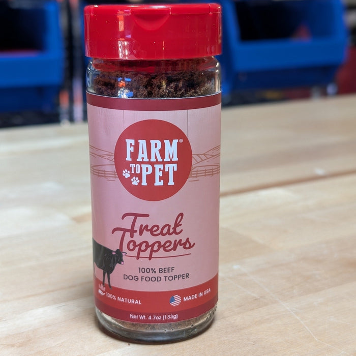 Treat Topper Beef Dog Food Topper | Powdered Meal Topper for PetsDog TreatsFound My Animal