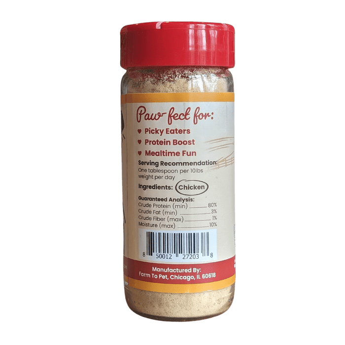 Treat Topper Chicken Dog Food Topper | Healthy Meal Supplement for DogsDog TreatsFound My Animal