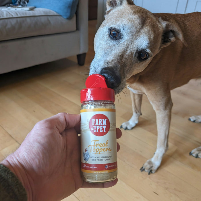 Treat Topper Chicken Dog Food Topper | Healthy Meal Supplement for DogsDog TreatsFound My Animal