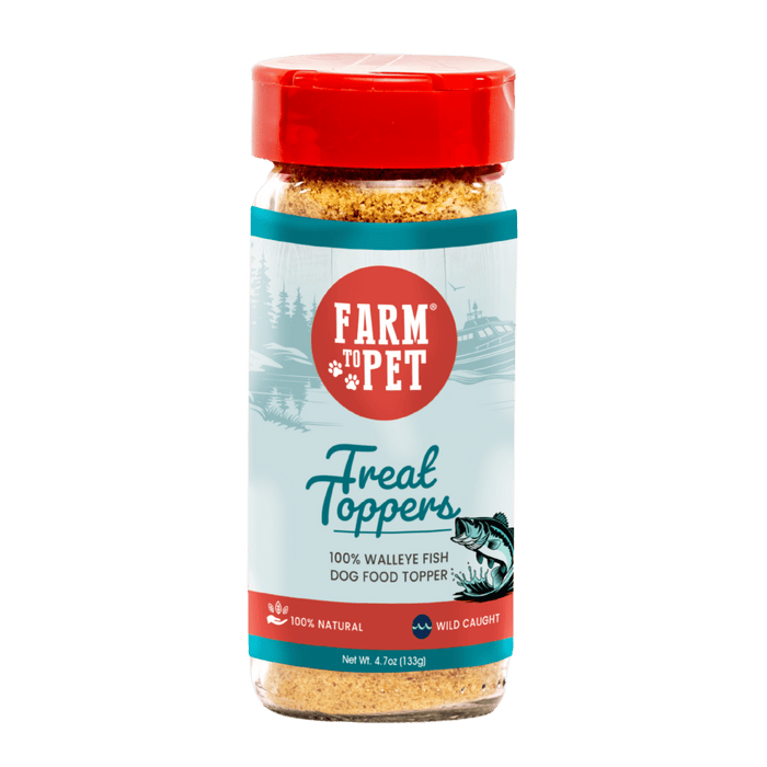 Treat Topper Fish Dog Food Topper | Low-Fat Meal Topper for PetsDog TreatsFound My Animal