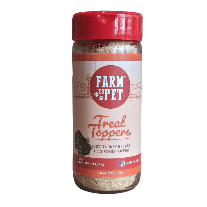 Treat Topper Turkey Dog Food Topper | Healthy Meal Supplement for DogsDog TreatsFound My Animal