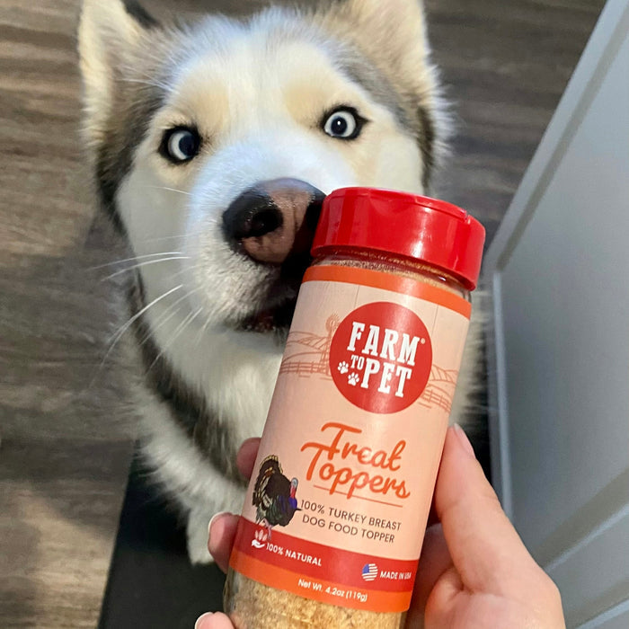 Treat Topper Turkey Dog Food Topper | Healthy Meal Supplement for DogsDog TreatsFound My Animal