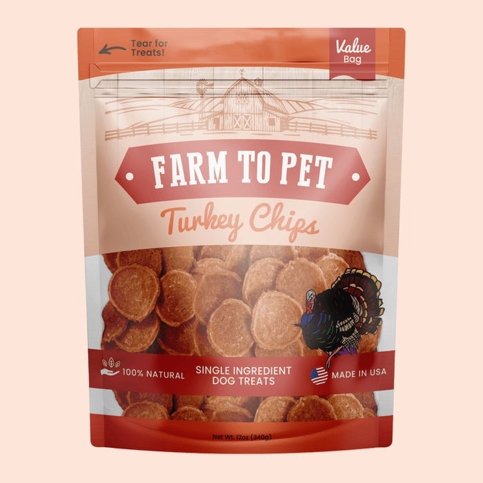 Turkey Chips for Dogs | All-Natural Single-Ingredient Healthy Dog TreatsDog TreatsFound My AnimalValue 12oz