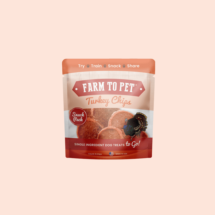 Turkey Chips Snack Pack Bundles | Low Allergen Treats for TrainingDog TreatsFound My Animal6 Pack