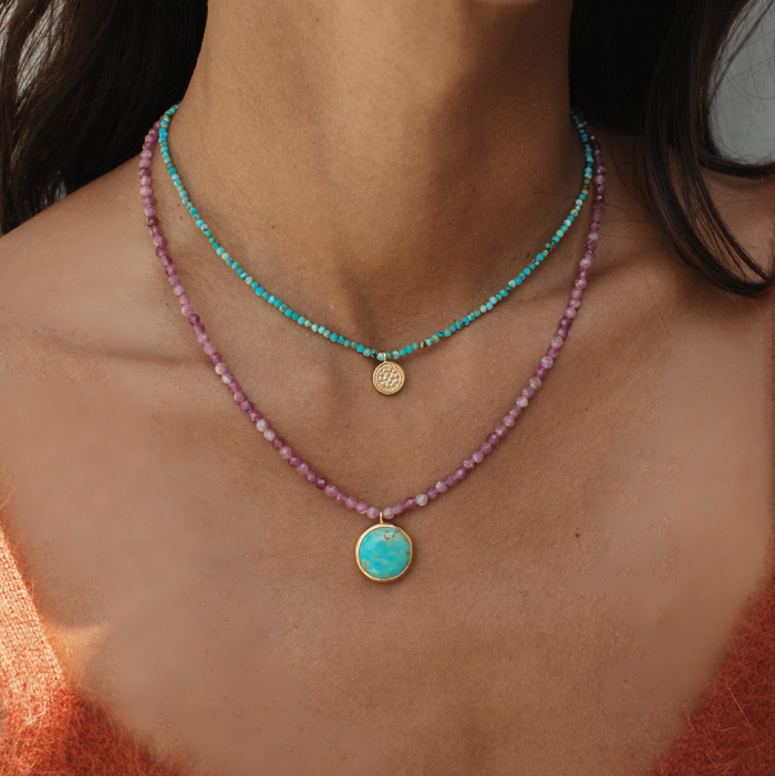 Turquoise Beaded Necklace