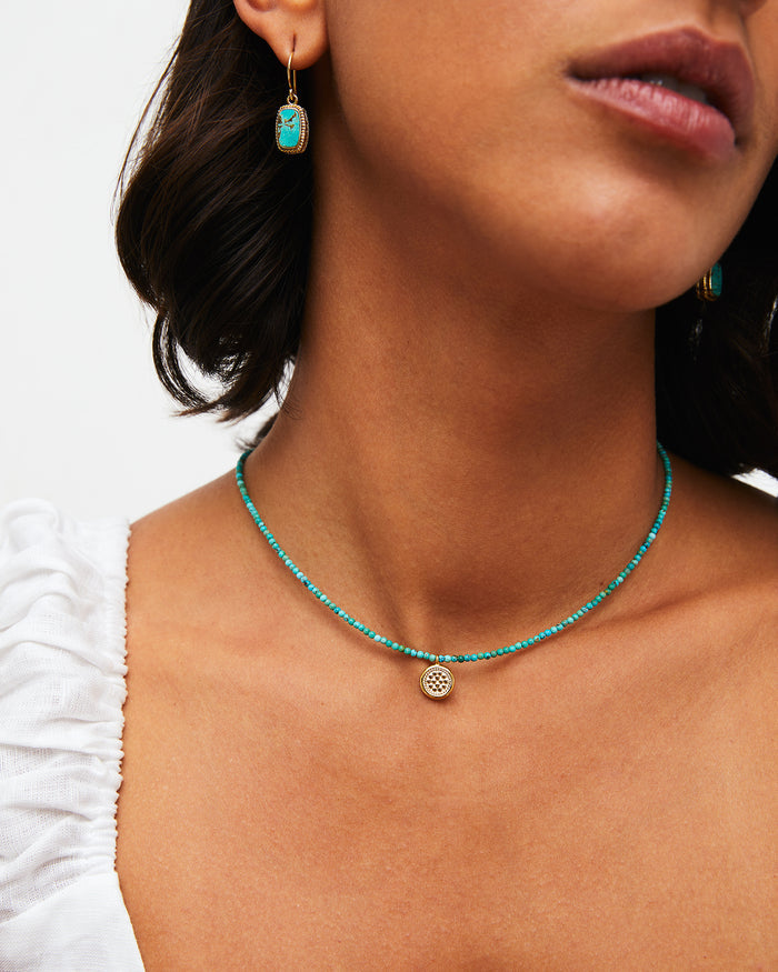 Turquoise Beaded Necklace