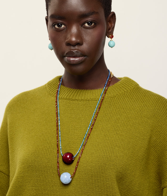 Umbria Earrings in Amazonite