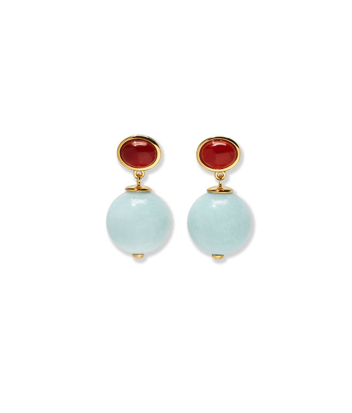 Umbria Earrings in Amazonite