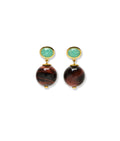 Umbria Earrings in Tiger's Eye