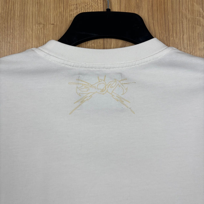 Unknown London Oversized Boxy Heavyweight Graphic T Shirt White Medium