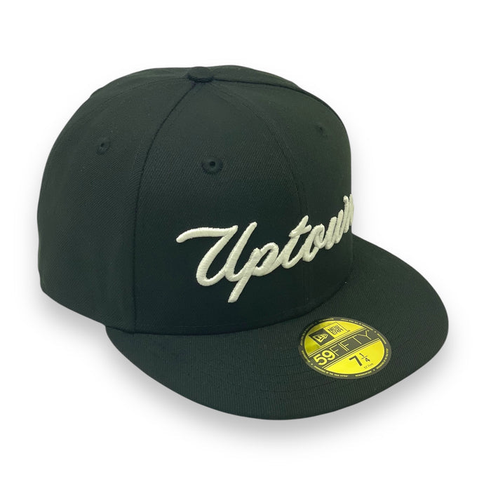 UPTOWN (BLACK) 4UCUSTOM NEW ERA 59FIFTY FITTED (GLOW IN THE DARK)