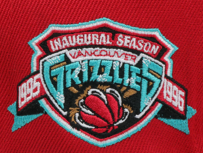 VANCOUVER GRIZZLIES (RED) (1995-1996 INAUGURAL SEASON) MITCHELL & NESS SNAPBACK (SH21475)