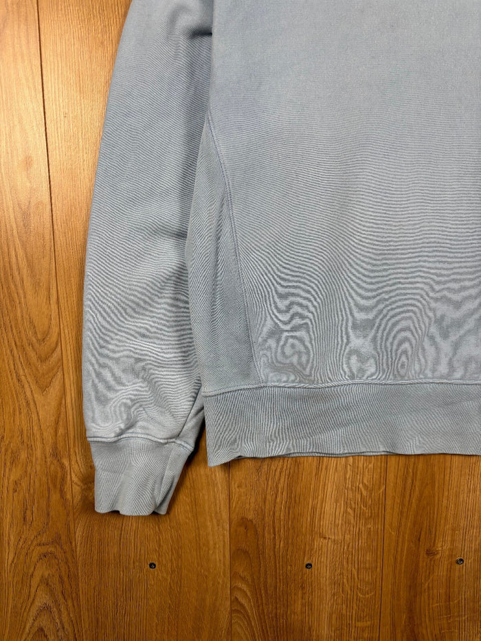 Vintage Carhartt Baby Blue Embroidered Logo Sweatshirt Crewneck Jumper Medium