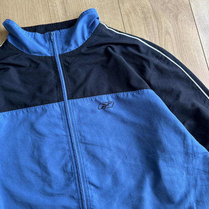 Vintage Reebok Blue Black Track Jacket