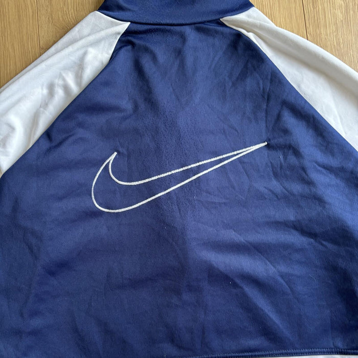 Nike Vintage Track Jacket Navy White Swoosh Full Zip