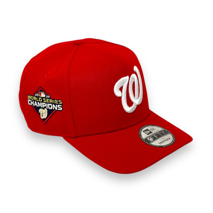 WASHINGTON NATIONAL (RED) (2019 WS ) "9FIFTY AFRAME" NEW ERA SNAPBACK
