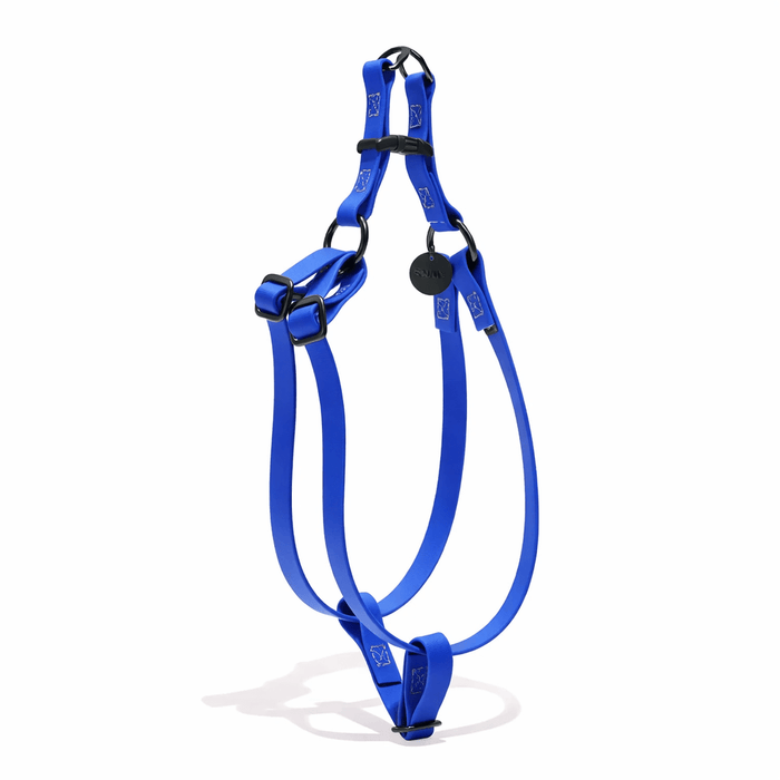 Water Resistant Cat & Dog Harness – Bright Blue with Matte Black Hardware | Durable, Adjustable & All-WeatherDog & Cat HarnessesFound My AnimalXS