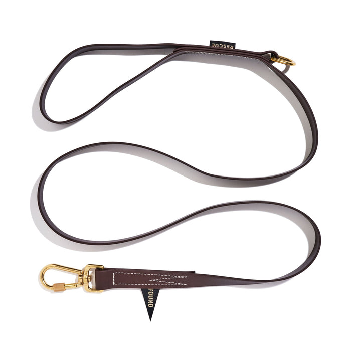 Water Resistant Standard 5ft Leash, Brown | Found My AnimalStandard 5ft LeadsFound My AnimalS