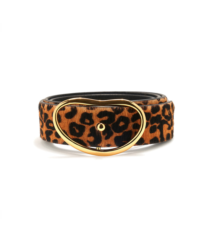 Wide Georgia Belt in Cheetah