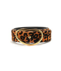 Wide Georgia Belt in Cheetah
